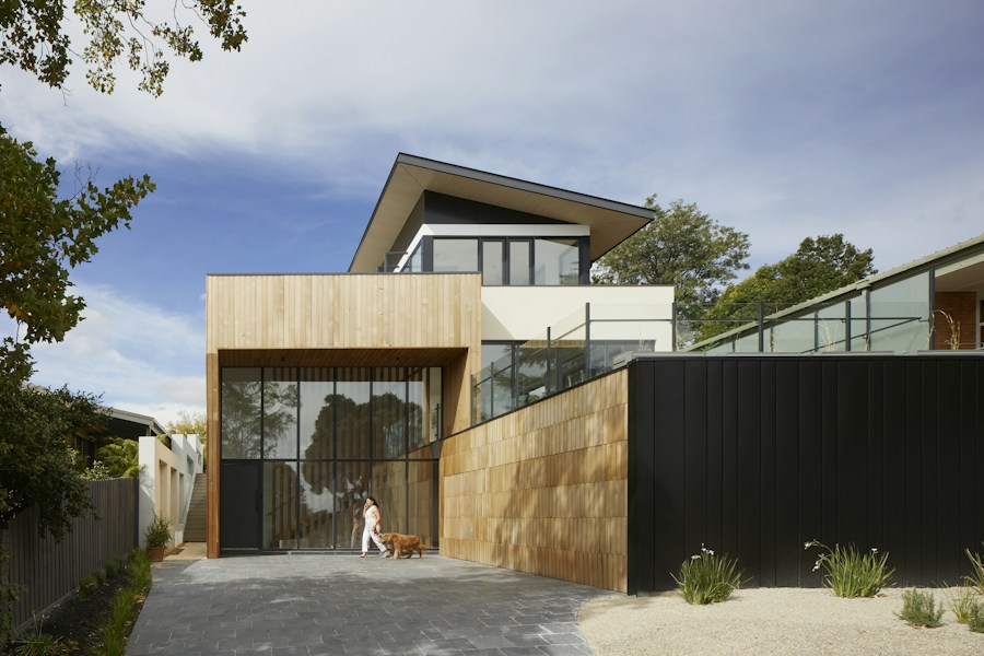 Architecture d'un immeuble résidentiel contemporain